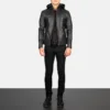 Hector Biker Jacket Front Profile – Showcasing 4-Pocket Battle System