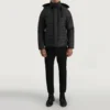 Detail close-up of D-Ring utility feature jacket