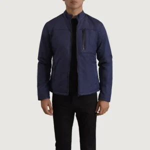 Detail zoom of military-grade fabric construction jacket