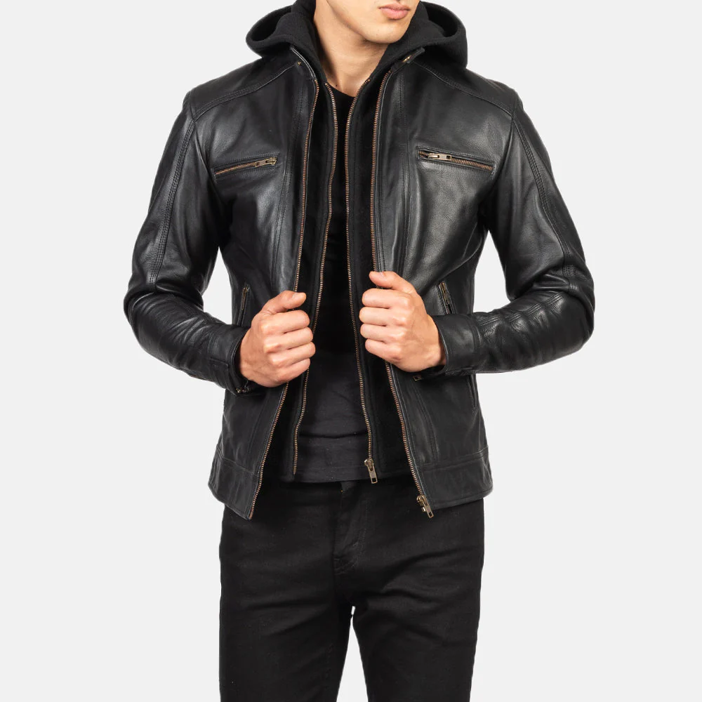 Hector Biker Jacket Front Profile – Showcasing 4-Pocket Battle System
