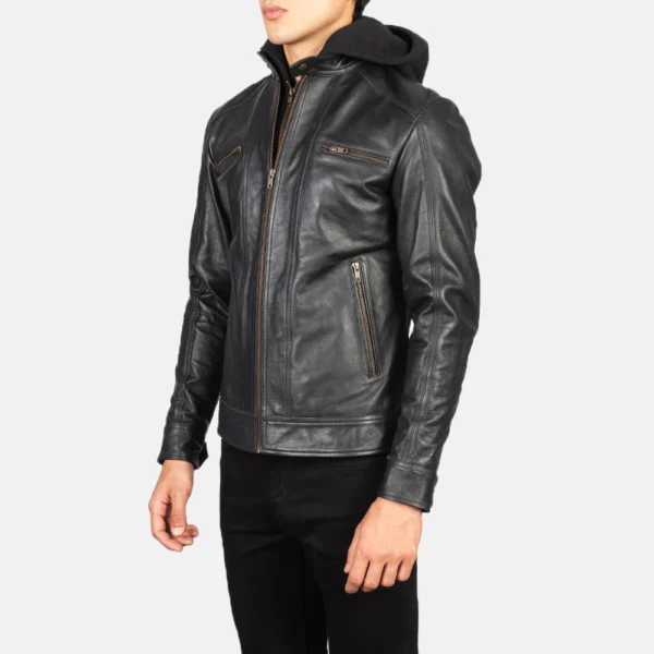 Hector Biker Jacket Front Profile – Showcasing 4-Pocket Battle System