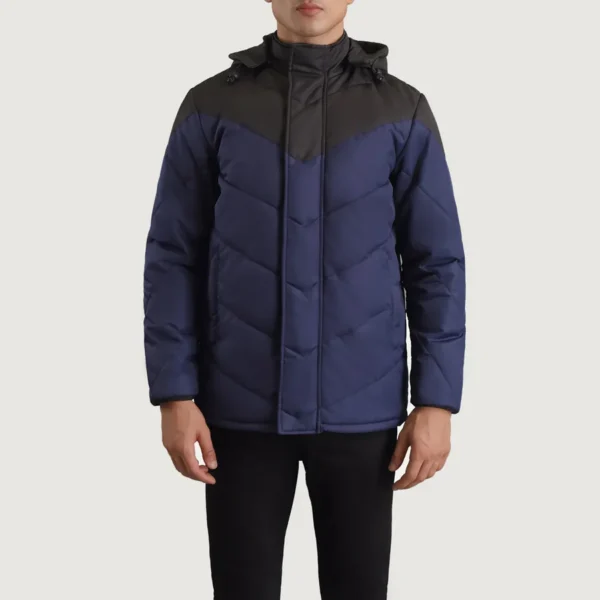 Hero shot showcasing the striking color contrast jacket