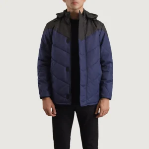 Hero shot showcasing the striking color contrast jacket