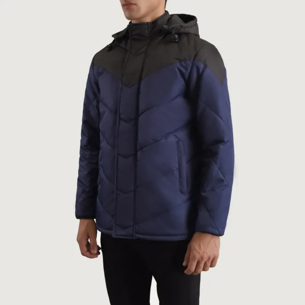 Hero shot showcasing the striking color contrast jacket