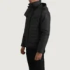 Detail close-up of D-Ring utility feature jacket