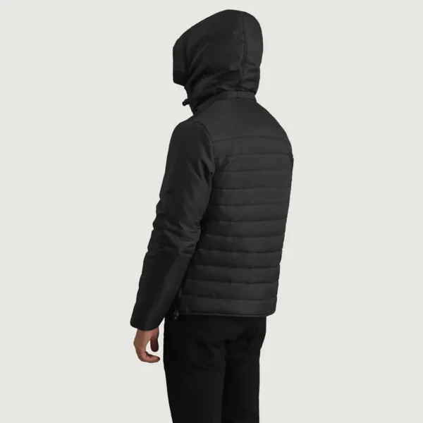 Detail close-up of D-Ring utility feature jacket