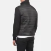 Nashville Black Quilted Windbreaker