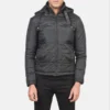 Hero shot in urban environment showcasing sleek profile JACKET