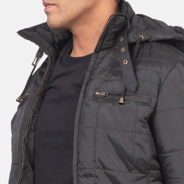 Hero shot in urban environment showcasing sleek profile JACKET