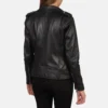 Black Cowhide Biker Jacket