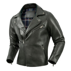 Men's Green Lambskin Café Racer Jacket