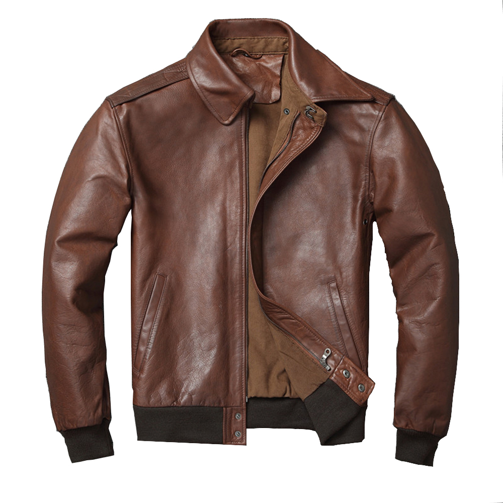 Brown Vintage Leather Jacket