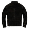 Stylish Rear Design of Men's Contemporary Leather Jacket