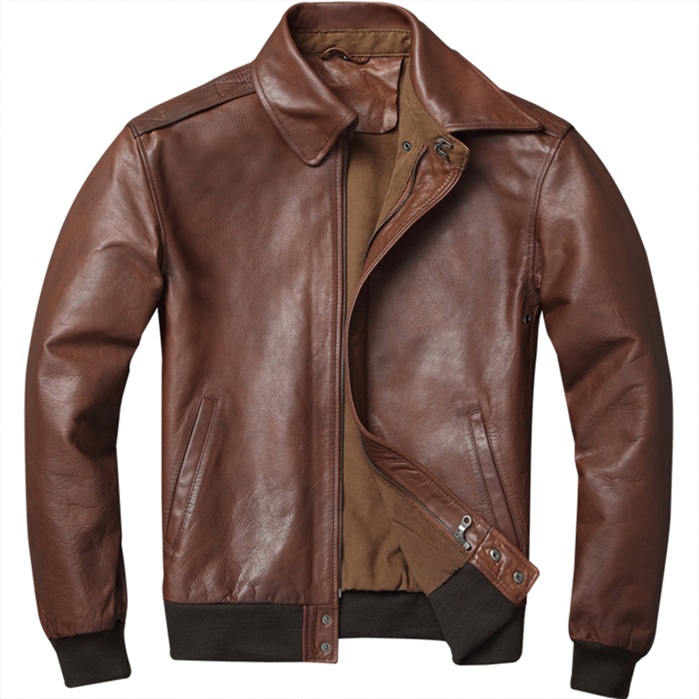 Brown Vintage Leather Jacket