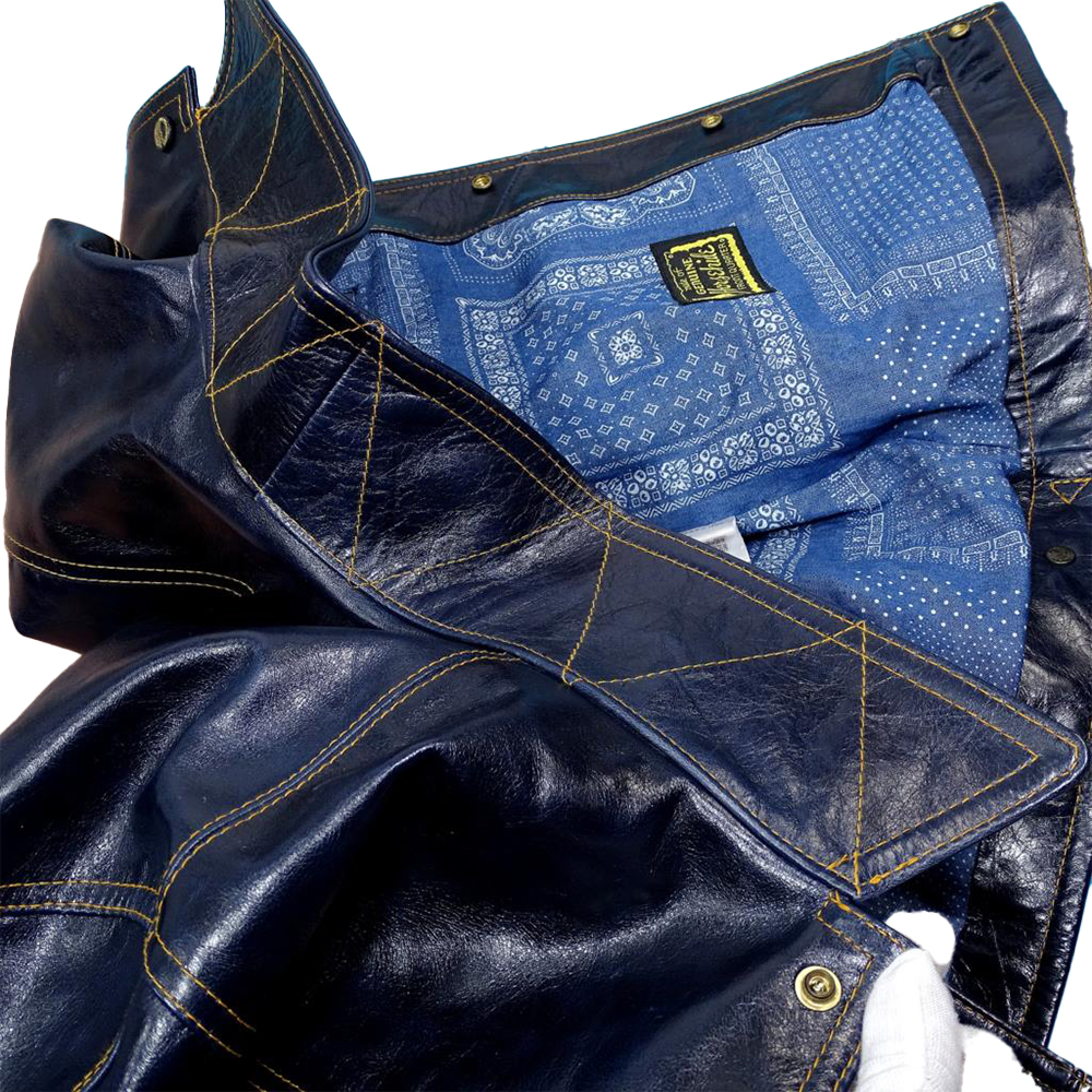 Casual Leather Jacket for Men – Regular Fit & Cropped Length