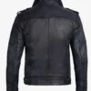Black Leather Biker Jacket