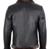 Real lambskin winter jacket for