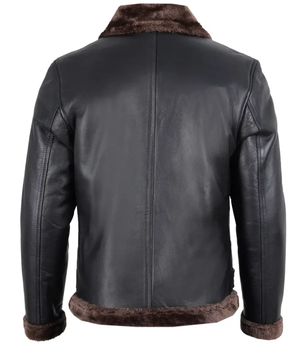 Real lambskin winter jacket for
