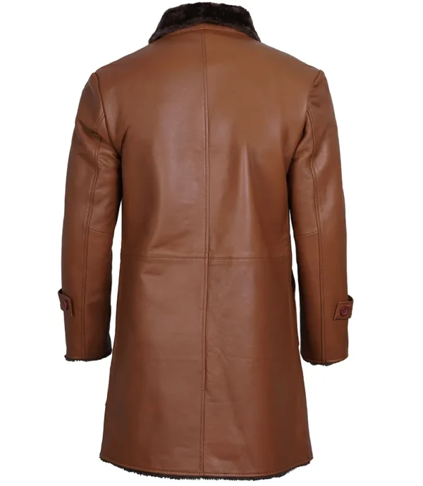 Real lambskin winter coat